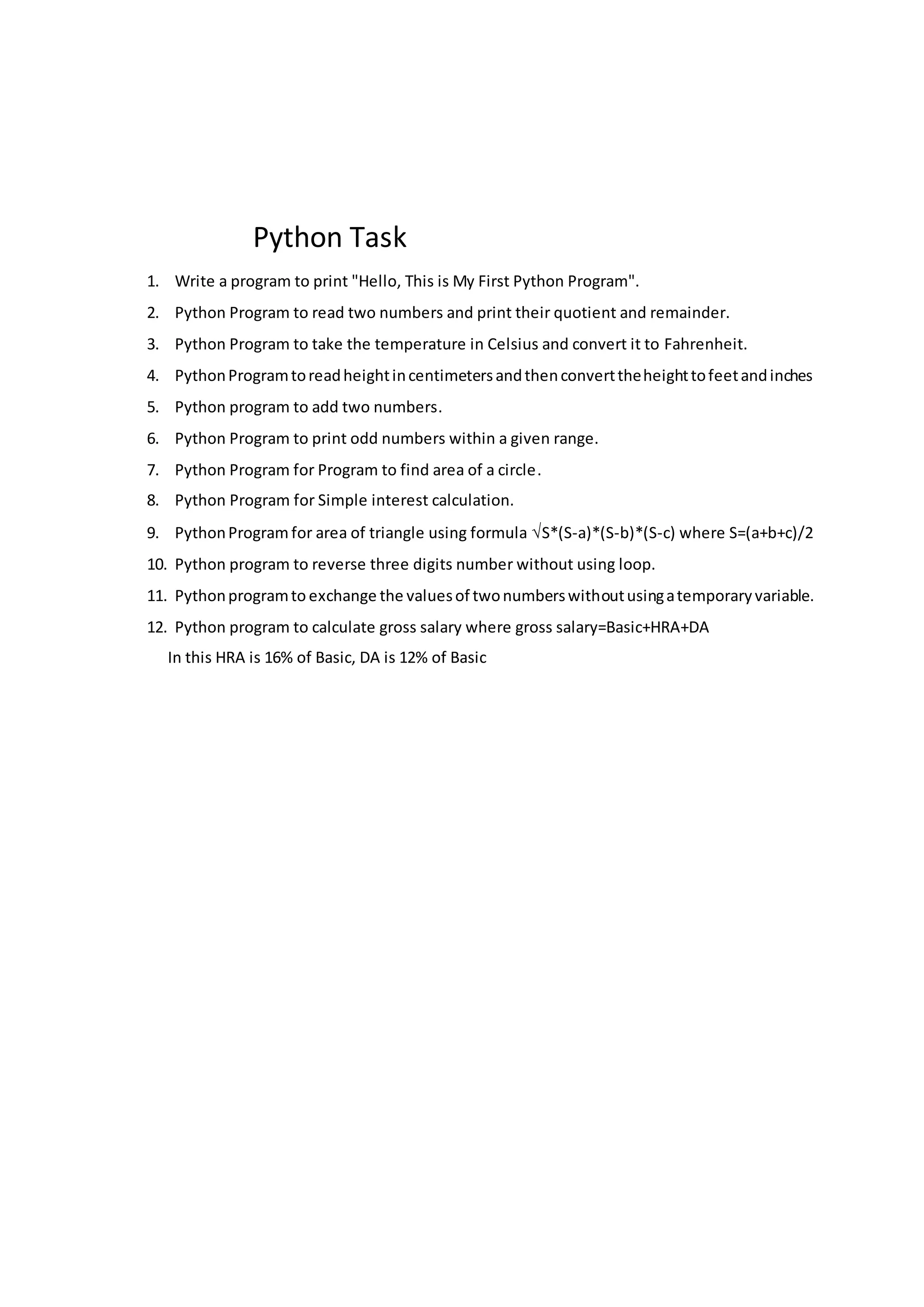 Task python | PDF