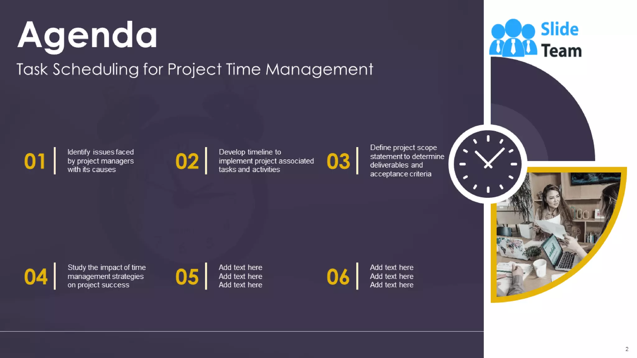 Task Scheduling For Project Time Management Powerpoint Presentation ...