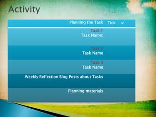 Task tac toe directions | PDF