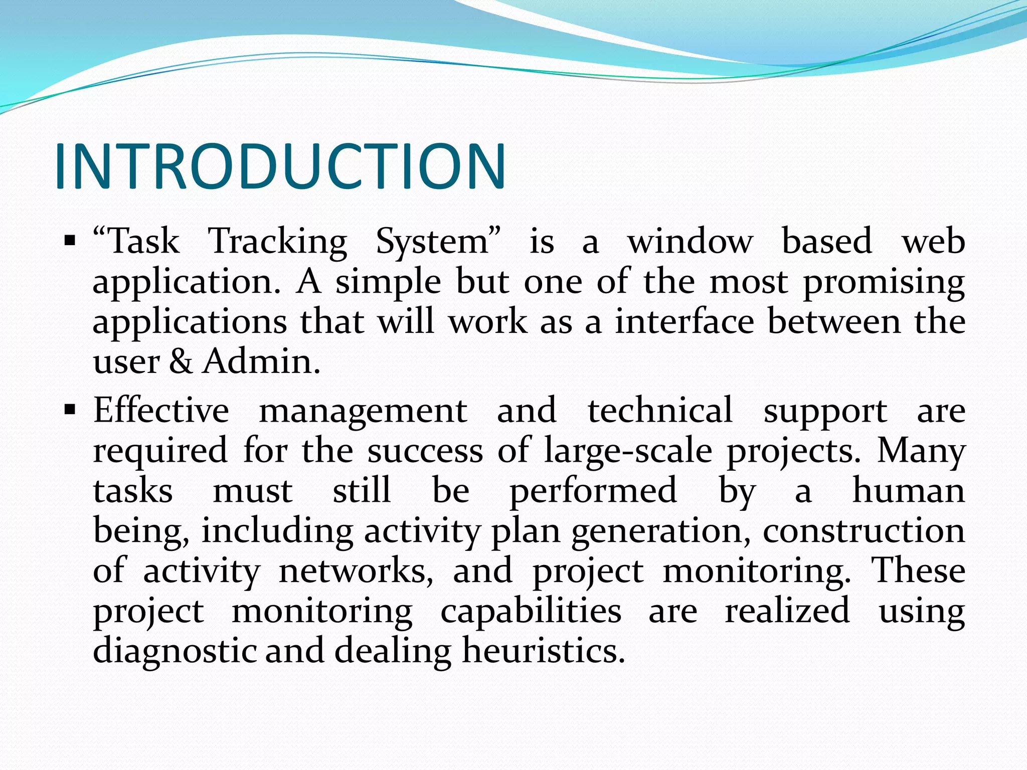 Task tracking system | PPT