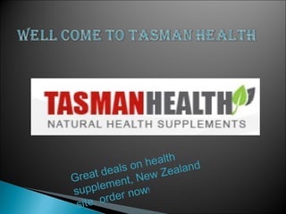 Great deals on health
supplement, New Zealand
site. order now!
 