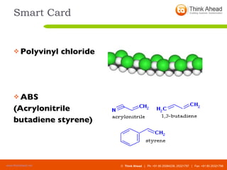 Smart Card Polyvinyl chloride ABS (Acrylonitrile  butadiene styrene)   