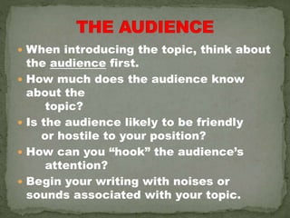 Persuasive Writing | PPTX