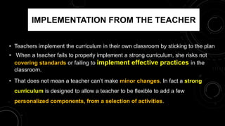 various issues in the process of curriculum development and change | PPTX