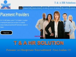 Pioneer in Manpower Recruitment Pan India !!!!
 