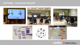 PRESENTACIÓ
FACTORIA - TALLER DE CREACIÓ
 