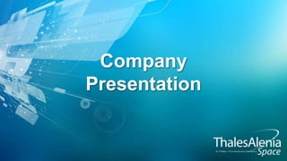 Company
Presentation
 