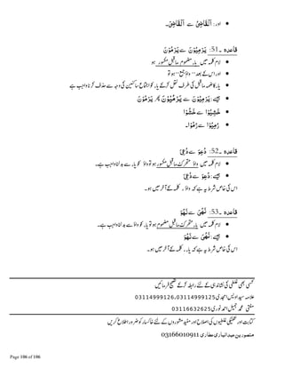 •ُ ِ©‫َﺎ‬‫ﻘ‬ْ‫ﻟ‬َ‫ا‬ẵ‫۔‬ْ ِ©‫َﺎ‬‫ﻘ‬ْ‫ﻟ‬َ‫ا‬
‫۔‬ ‫ﺪہ‬G‫ﻗﺎ‬51:َ‫ن‬ْ‫ﻮ‬ُ‫ﻴ‬ِ‫ﻣ‬ْ‫ﺮ‬َ‫ﻳ‬ẵَ‫ن‬ْ‫ﻮ‬ُ‫ﻣ‬ْ‫ﺮ‬َ‫ﻳ‬
•|උ๬ⓡઈ
•í͚຋ ኾ
•ℂ◵⚮ ẵጸ ʮ ᇭ Ɠ ͚⚮ጷ ⅆʮⓡઈᙺ
•ᑜَ‫ن‬ْ‫ﻮ‬ُ‫ﻴ‬ِ‫ﻣ‬ْ‫ﺮ‬َ‫ﻳ‬ẵَ‫ن‬ْ‫ﻮ‬ْ‫ﻴ‬ُ‫ﻣ‬ْ‫ﺮ‬َ‫ﻳ‬਴َ‫ن‬ْ‫ﻮ‬ُ‫ﻣ‬ْ‫ﺮ‬َ‫ﻳ‬
•‫ا‬ْ‫ﻮ‬ُ‫ﻴ‬ ِ‫ﺸ‬َ‫ﺧ‬ẵ‫ا‬ْ‫ﻮ‬ ُ‫ﺸ‬َ‫ﺧ‬
•‫ا‬ْ‫ﻮ‬ُ‫ﻴ‬ِ‫ﻣ‬ُ‫ر‬ẵ‫ا‬ْ‫ﻮ‬ُ‫ﻣ‬ُ‫ر‬
‫۔‬ ‫ﺪہ‬G‫ﻗﺎ‬52:َ‫ﻮ‬ِ‫ﻋ‬ُ‫د‬ẵَ ِ}ُ‫د‬
•|๬ⓡઈ ૃ຋ᙺ ॅ½ẵ Ɠ
•ᑜَ‫ﻮ‬ِ‫ﻋ‬ُ‫د‬ẵَ ِ}ُ‫د‬
ᙺᨪ Ỽ ᥏ʮ|͚
‫۔‬ ‫ﺪہ‬G‫ﻗﺎ‬53:َ‫ُﻰ‬?َ‫ﻧ‬ẵَ‫ﻮ‬ُ?َ‫ﻧ‬
•|උⓡઈ ૃƓ ຋ᙺ ॅ½ẵ
•ᑜَ‫ُﻰ‬?َ‫ﻧ‬ẵَ‫ﻮ‬ُ?َ‫ﻧ‬
ᙺᨪ Ỽ ᥏ʮ|͚
͚⚮ ৗ͚ᘳ ʮ⌬ ⛨ᠷઈ ೑
୴ ᢺ ḍ࿮
ปఌᑊᤉ ዡ
‫ﻋﻄﺎری‬‫ﻋﺒﺪﺍﻟﺒﺎری‬‫ﺑﻦ‬‫ﻣﻨﺼﻮر‬03166010911
 