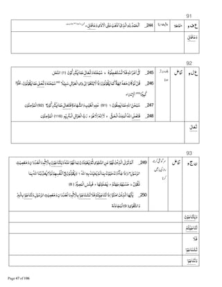 91
‫ع‬‫ف‬‫و‬244_ْ‫ی‬‫ﺬ‬‫ﺍﻟ‬è‫ﺪ‬ْ‫ﻤ‬‫ْﺤ‬‫ﻟ‬‫ﺍ‬‫ﺐ‬‫ْﻫ‬‫ذ‬‫ﺍ‬‫و‬‫ی‬ٰ‫ذ‬ ْ‫ﺍﻻ‬1&Ï‫ﻋ‬S¹‫ﺎ‬‫ﺎﻓ‬‫ﻋ‬.
‫و‬S¹‫ﺎ‬‫ﺎﻓ‬‫ﻋ‬
92
‫و‬‫ل‬‫ع‬245_‫ﮦ‬ْ‫ﻮ‬‫ﻠ‬‫ﺠ‬ْ‫ﻌ‬‫ﺘ‬ ْ‫ﺴ‬P‫ﻓﻼ‬‫ﺍﷲ‬‫ﺮ‬ْ‫ﻣ‬‫ﺍ‬8K Ê‫ﺍ‬‫ط‬‫و‬G‫ﻨ‬ٰ‫ﺤ‬ْ‫ﺒ‬‫ﺳ‬‫ﻌ‬P‫ﺎ‬8ٰ e‫ن‬ْ‫ﻮ‬‫ﻛ‬ ْ³L‫ﺎ‬‫ﻤ‬‫ﻋ‬﴿1﴾‫ﻞ‬ْ‫ﺤ‬‫ﺍﻟﻨ‬
246_ْ‫ﻞ‬‫ﻗ‬ْ‫ﻮ‬‫ﻟ‬‫ﺎن‬ÜG‫ﻌ‬‫ﻣ‬ٌ‫ﺔ‬A‫;ﻟ‬‫ﺎ‬‫ﻤ‬‫ﻛ‬‫ن‬ْ‫ﻮ‬‫ﻟ‬ْ‫ﻮ‬‫ﻘ‬L‫ًﺍ‬‫ذ‬‫ﺍ‬‫ﺍ‬ْ‫ﻮ‬‫ﻐ‬‫ﺘ‬ْ‫ﺑ‬‫ﻻ‬8ٰ e‫ﺍ‬‫ى‬‫ذ‬‫ش‬ْ‫ﺮ‬‫ْﻌ‬‫ﻟ‬‫ﺍ‬ً‫ﻼ‬ْ‫ﻴ‬Í‫ﺳ‬﴿42﴾
G‫ﻨ‬ٰ‫ﺤ‬ْ‫ﺒ‬‫ﺳ‬‫و‬8ٰ 9ٰ‫ﻌ‬P‫ﺎ‬‫ﻤ‬‫ﻋ‬‫ن‬ْ‫ﻮ‬‫ﻟ‬ْ‫ﻮ‬‫ﻘ‬L،‫ا‬ًّ‫ﻮ‬ُ‫ﻠ‬ُ
‫ﺍ‬ًjْ ‫ﺒ‬‫ﻛ‬﴿43﴾
‫ﺍء‬ ْ› ْ‫ﺍﻹ‬
247_‫ﻦ‬ٰ‫ﺤ‬ْ‫ﺒ‬‫ﺳ‬‫ﺍﷲ‬‫ﺎ‬‫ﻤ‬‫ﻋ‬‫ن‬ْ‫ﻔﻮ‬‫ﺼ‬L‫ﻻ‬﴿91﴾‫ﻢ‬‫ﻠ‬ٰ‫ﻋ‬‫ﺐ‬ْ‫ﻴ‬‫ْﻐ‬‫ﻟ‬‫ﺍ‬‫ة‬‫ﺎد‬A‫ﺍﻟﺸ‬‫و‬‫ﻓ‬‫ﻌ‬‫ﺘ‬‫ﺎ‬8ٰ e‫ﺎ‬‫ﻤ‬‫ﻋ‬‫ن‬ْ‫ﻮ‬‫ﻛ‬ ْ³L﴿92﴾‫ن‬ْ‫ﻮ‬‫ﻨ‬‫ﻣ‬ْ‫ﺆ‬‫ْﻤ‬‫ﻟ‬‫ﺍ‬
248_89ٰ‫ﻌ‬‫ﻓﺘ‬B‫ـﻖ‬‫ْﺤ‬‫ﻟ‬‫ﺍ‬‫ﻚ‬‫ﻠ‬‫ْﻤ‬‫ﻟ‬‫ﺍ‬‫ﺍﷲ‬‫ج‬‫ﻮ‬D‫ﻻ‬‫ﺍ‬Gٰ‫ﻟ‬‫ﺍ‬ۤ‫ﻻ‬‫ج‬‫ﻢ‬ْ‫ﻳ‬Ó‫ْـ‬‫ﻟ‬‫ﺍ‬‫ش‬ْ‫ﺮ‬‫ْﻌ‬‫ﻟ‬‫ﺍ‬ B‫ﺏ‬‫ر‬﴿116﴾‫ن‬ْ‫ﻮ‬‫ﻨ‬‫ﻣ‬ْ‫ﺆ‬‫ْﻤ‬‫ﻟ‬‫ﺍ‬
‫ﻌ‬P‫ﺎ‬8ٰ e
93
‫و‬‫ج‬‫ن‬249_‫ى‬ٰ‫ﻮ‬ْ‫ﺠ‬‫ﺍﻟﻨ‬‫ﻦ‬‫ﻋ‬‫ﺍ‬ْ‫ﻮ‬A‫ﻧ‬‫ﻦ‬ْ‫ﻳ‬‫ﺬ‬‫ﺍﻟ‬8e‫ﺍ‬‫ﺮ‬‫ﺗ‬ْ‫ﻟﻢ‬‫ﺍ‬‫و‬Gْ‫ﻨ‬‫ﻋ‬‫ﺍ‬ْ‫ﻮ‬A‫ﻧ‬‫ﺎ‬‫ﻤ‬‫ﻟ‬‫ن‬ْ‫و‬‫د‬ْ‫ﻮ‬‫ﻌ‬L‫ﻢ‬‫ﺛ‬‫ﻨ‬ƒ‫ﻳ‬‫ﺎ‬‫ن‬ْ‫ﻮ‬‫ﺟ‬‫ﺖ‬‫ﻴ‬‫ﺼ‬ْ‫ﻌ‬‫ﻣ‬‫و‬‫ﺍن‬‫و‬ْ‫ﺪ‬‫ْﻌ‬‫ﻟ‬‫ﺍ‬‫و‬‫ﻢ‬ْ‫ﺛ‬ ْ‫ﺎﻻ‬‫ﺑ‬
‫ل‬ْ‫ﻮ‬‫ﺍﻟﺮﺳ‬‫ﺍﷲ‬G‫ﺑ‬‫&ﻚ‬‫ﻴ‬‫ﺤ‬‫ﻳ‬ْ‫ﻟﻢ‬‫ﺎ‬‫ﻤ‬‫ﺑ‬≈ْ‫ﻴﻮ‬‫ﺣ‬≈ْ‫و‬‫ﺂء‬‫ﺟ‬‫ذﺍ‬‫ﺍ‬‫و‬‫ﻻ‬‫ﺎ‬‫ﻤ‬‫ﺑ‬‫ﺍﷲ‬‫ﺎ‬‫ﻨ‬‫ﺑ‬&‫ﺬ‬‫ﻌ‬L‫ﻻ‬ْ‫ﻟﻮ‬ْ‫ﻢ‬A‫ﻔﺴ‬ْ§‫ﺍ‬•8{‫ن‬ْ‫ﻮ‬‫ﻟ‬ْ‫ﻮ‬‫ﻘ‬L‫و‬
‫ل‬ْ‫ﻮ‬‫ﻘ‬§‫ط‬‫ﻢ‬‫ﻨ‬A‫ﺟ‬ْ‫ﻢ‬A‫ﺒ‬ ْ‫ﺴ‬‫ﺣ‬‫ج‬‫ﺎ‬A‫ﻧ‬ْ‫ﻠﻮ‬ ْ‫ﺼ‬L‫ج‬jْ ‫ﺼ‬‫ْﻤ‬‫ﻟ‬‫ﺍ‬‫ْﺲ‬‫ﺌ‬‫ﻓﺒ‬﴿8﴾
250_‫ذﺍ‬‫ﺍ‬‫ﺍ‬•‫ﻮ‬‫ﻨ‬‫;ﻣ‬‫ﻦ‬ْ‫ﻳ‬‫ﺬ‬‫ﺍﻟ‬‫ﺎ‬AB‫ﻳ‬‫ﺎ‬K‫ﻳ‬ْ‫ﺘﻢ‬ْŒ‫ﺎﺟ‬‫ﻨ‬‫ﺗ‬‫ﻓﻼ‬‫ﺍ‬ْ‫ﻮ‬‫ﺎﺟ‬‫ـﻨ‬‫ـﺘ‬‫ﺗ‬‫و‬‫ل‬ْ‫ﻮ‬‫ﺍﻟﺮﺳ‬‫ﺖ‬‫ﻴ‬‫ﺼ‬ْ‫ﻌ‬‫ﻣ‬‫و‬‫ﺍن‬‫و‬ْ‫ﺪ‬‫ْﻌ‬‫ﻟ‬‫ﺍ‬‫و‬‫ﻢ‬ْ‫ﺛ‬ ْ‫ﺎﻻ‬‫ﺑ‬‫ﺍ‬ْ‫ﻮ‬‫ﺎﺟ‬‫ﻨ‬‫ﺗ‬&jkْ‫ﻟ‬‫ﺎ‬‫ﺑ‬
‫ى‬ٰ‫ﻮ‬ْ‫ﻘ‬‫ﺍﻟﺘ‬‫و‬﴿9﴾‫ﻟﺔ‬‫ﺎد‬‫ﺠ‬‫ْﻤ‬‫ﻟ‬‫ﺍ‬
‫و‬‫ﻨ‬ƒ‫ﻳ‬‫ﺎ‬‫ن‬ْ‫ﻮ‬‫ﺟ‬
ْ‫ﺘﻢ‬ْŒ‫ﺎﺟ‬‫ﻨ‬‫ﺗ‬
‫ﻓﻼ‬
‫ﺍ‬ْ‫ﻮ‬‫ﺎﺟ‬‫ـﻨ‬‫ـﺘ‬‫ﺗ‬
‫و‬‫ﺍ‬ْ‫ﻮ‬‫ﺎﺟ‬‫ﻨ‬‫ﺗ‬
 