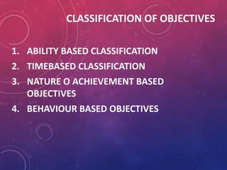 role of objectives in evaluation | PPT