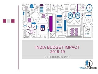 INDIA BUDGET IMPACT
2018-19
01 FEBRUARY 2018
 