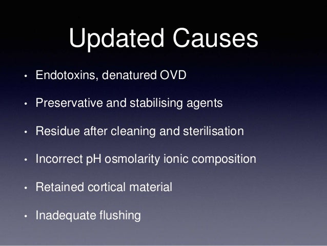 Toxic Anterior Segment Syndrome