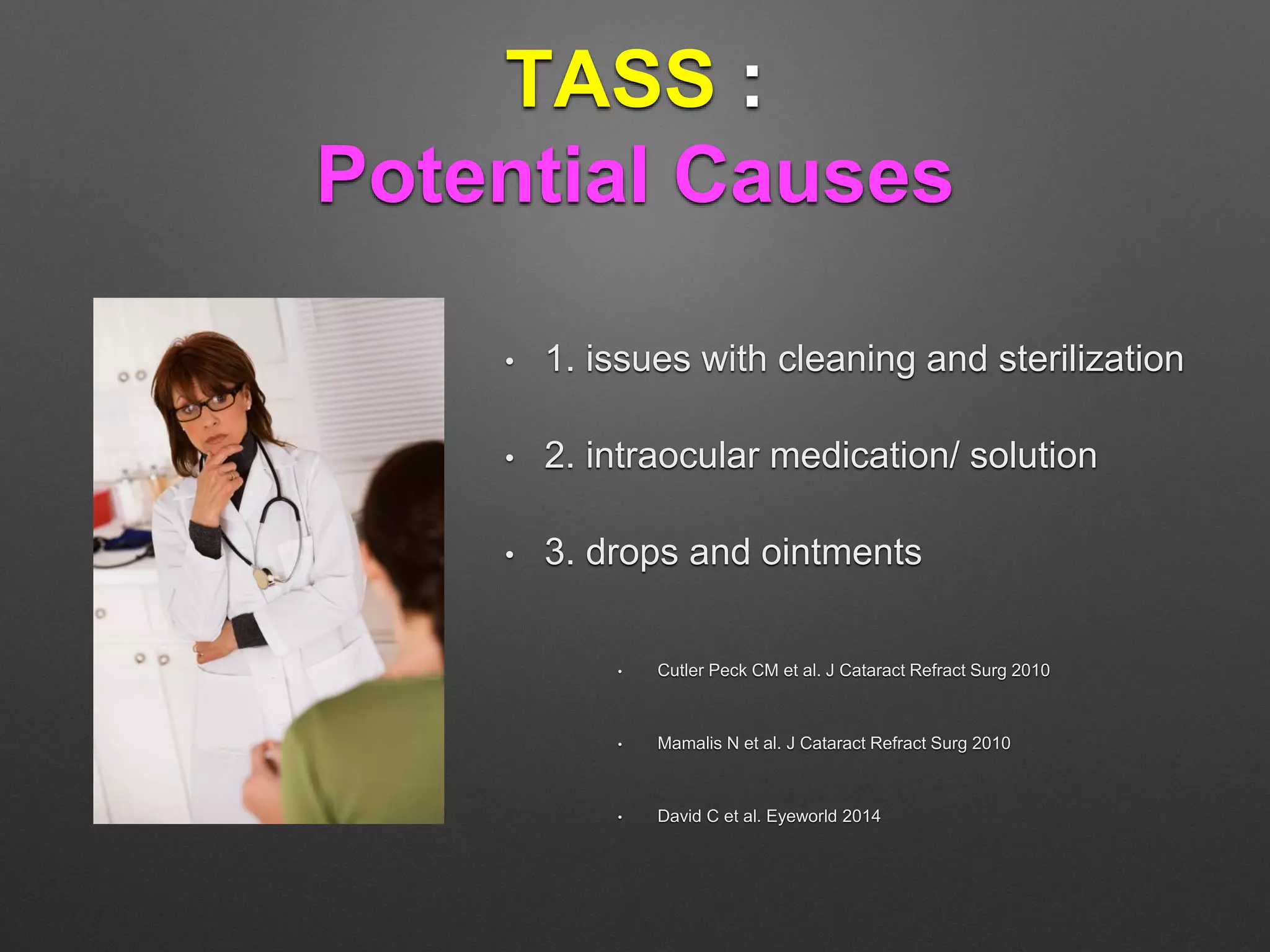 TASS vs Endophthalmitis | PPTX