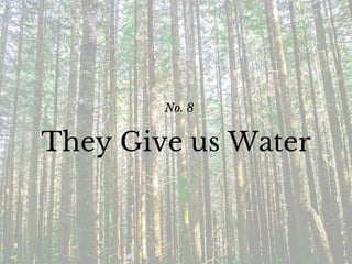 No. 8
They Give us Water
 