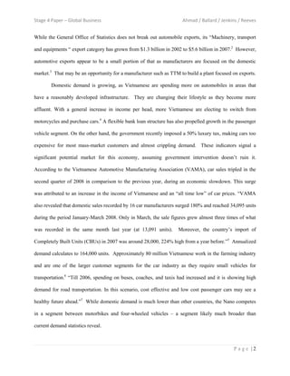 Tata Motors - Strategy Analysis