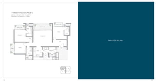 MASTER PLAN
TOWER RESIDENCES
3 BHK - 2185 SQ.FT. (202.99 SQ.MTR.)
AVAILABLE IN TOWER 3, 4, 5 AND 6
3BHK 3BHK
3BHK 3BHK
LIVING / DINING ROOM
19’ X 16’ - 3”
FOYER
14’ X 6’ - 6”
BEDROOM 2
11’ X 12’ - 9”
BALCONY 4’ - 3” WIDE
BALCONY 5’ - 6” WIDE
BALCONY 4’ - 3” WIDE
BALCONY
4’ - 3” WIDE
SERVICE
SLAB
SERVICE
SLAB
SERVICE
SLAB
BATHROOM
5’ X 8’ - 3”
MASTER
BATH
6’ X 9’
MASTER BEDROOM
11’ - 6” X 12’
FOYER
6’ - 9” X 5’
BEDROOM 3
11’ - 6” X 11’ - 3”
BATHROOM
6’ X 7’ - 9”
KITCHEN
9’ - 3” X 9’ - 6”
SERVANT ROOM
7’ - 3” X 5’ - 9”
UTILITY
4’ - 6” X 5’ - 9”
VRV
SERVANT
BATH
7’- 3” X 3’
54 55
 