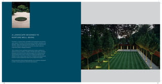 Primanti is a green haven with 80% of the property reserved for
open spaces. A series of interconnected orchards, meadows and
gardens, span sinuously across the complex. The rich flora forms
dramatic patterns with stone structures and water features,
inspired by Delhi’s Mughal Gardens.
This creates a lush, parkland setting that invites residents to
spend more time outdoors. Garden retreats with water cascades,
pergolas and framed views, become spaces for socialising and
rejuvenating amid nature. Groves of indigenous Banyan and
Mulberry trees create areas of privacy. Footpaths wind past grassy
knolls to reveal unexpected views as you explore the estate.
Ensconced within these fragrant gardens are residences designed
to offer a living experience with the ideal balance.
A LANDSCAPE DESIGNED TO
NURTURE WELL-BEING.
06 07
 