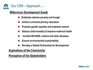 Millennium Development Goals
 Eradicate extreme poverty and hunger
 Achieve universal primary education
 Promote gender...