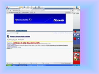 DAR CLIC EN INSCRIPCION
 