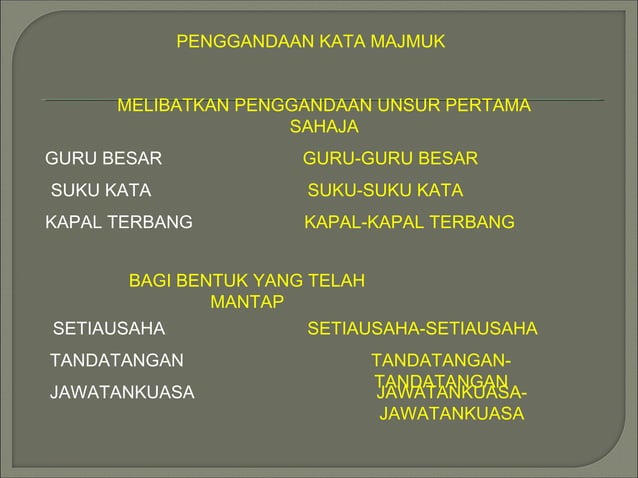 Kesalahan umum dalam Bahasa Melayu  PPT