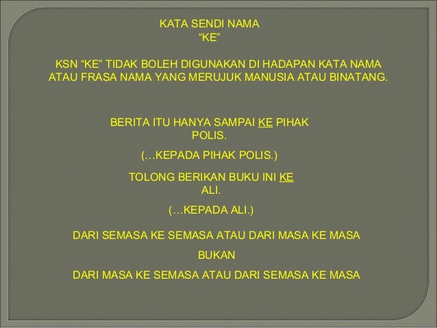 Kesalahan Umum Dalam Bahasa Melayu