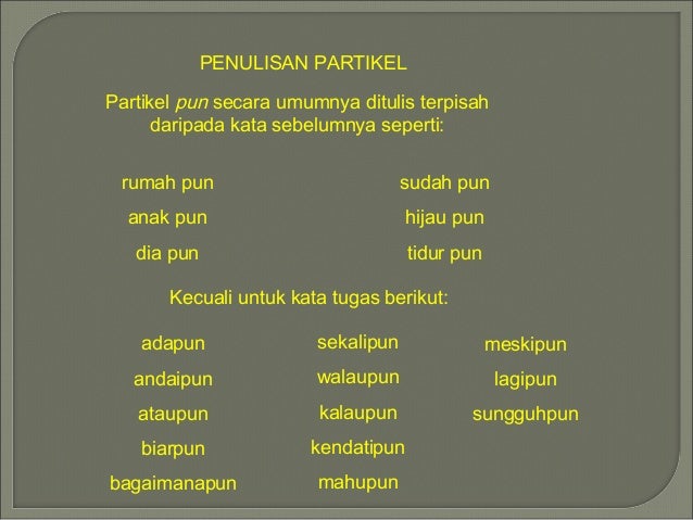 Kesalahan Umum Dalam Bahasa Melayu