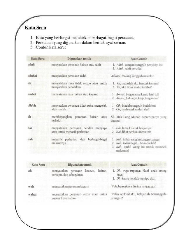 Tatabahasa Tingkatan 1