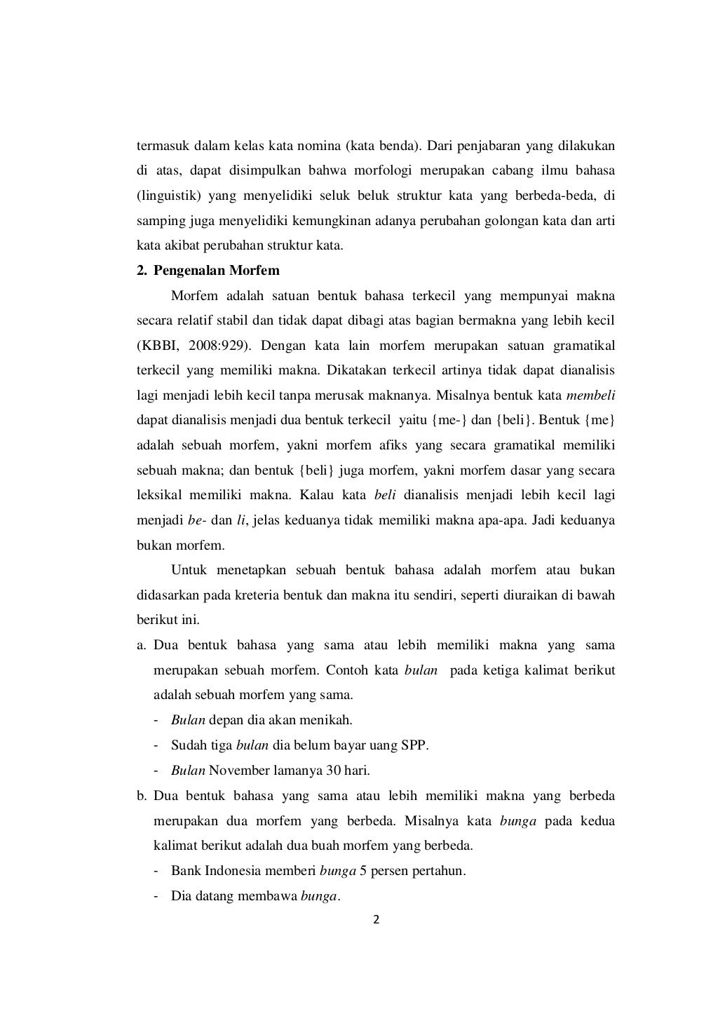 Tata bahasa indonesia dasar