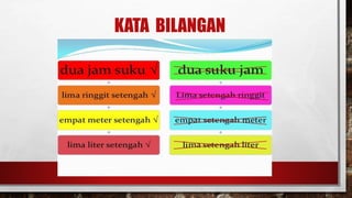 KATA BILANGAN
 