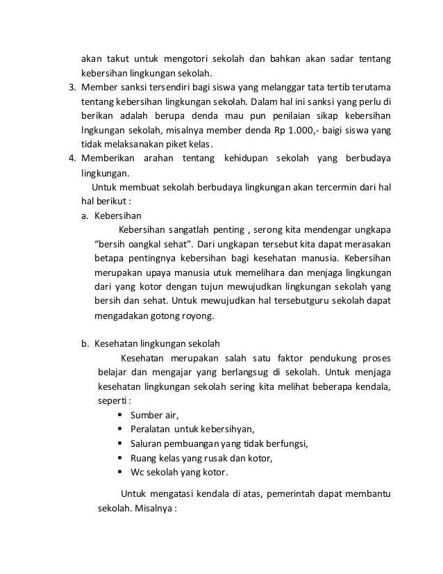 10 Cara Menjaga Kebersihan Lingkungan Sekolah - Mang Temon