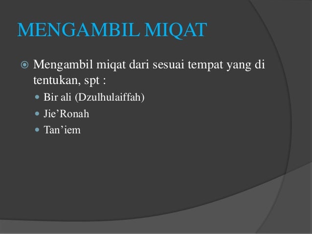 Tata Cara Melaksanakan Umroh » Inspirasi Muslim
