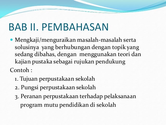 Contoh Karya Ilmiah Perpustakaan - Contoh Bu