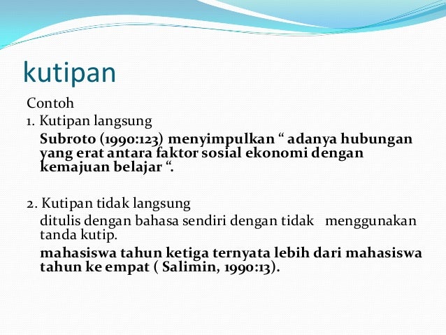Tata cara pembuatan karya tulis