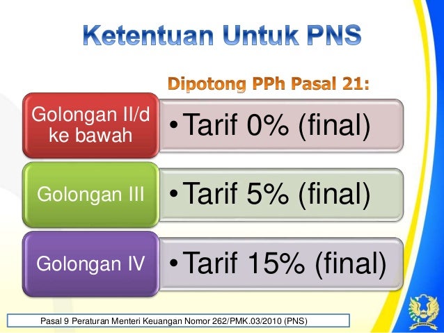 Tata Cara Pemotongan Pph Pasal 21
