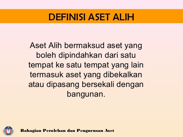 Tatacara Pengurusan Aset Alih Kerajaan