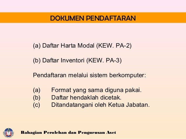Tatacara pengurusan aset alih kerajaan