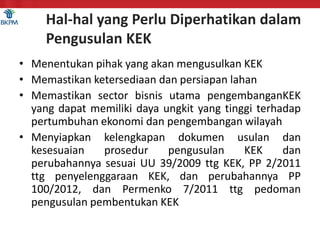 Tata cara pengusulan kek | PPTX