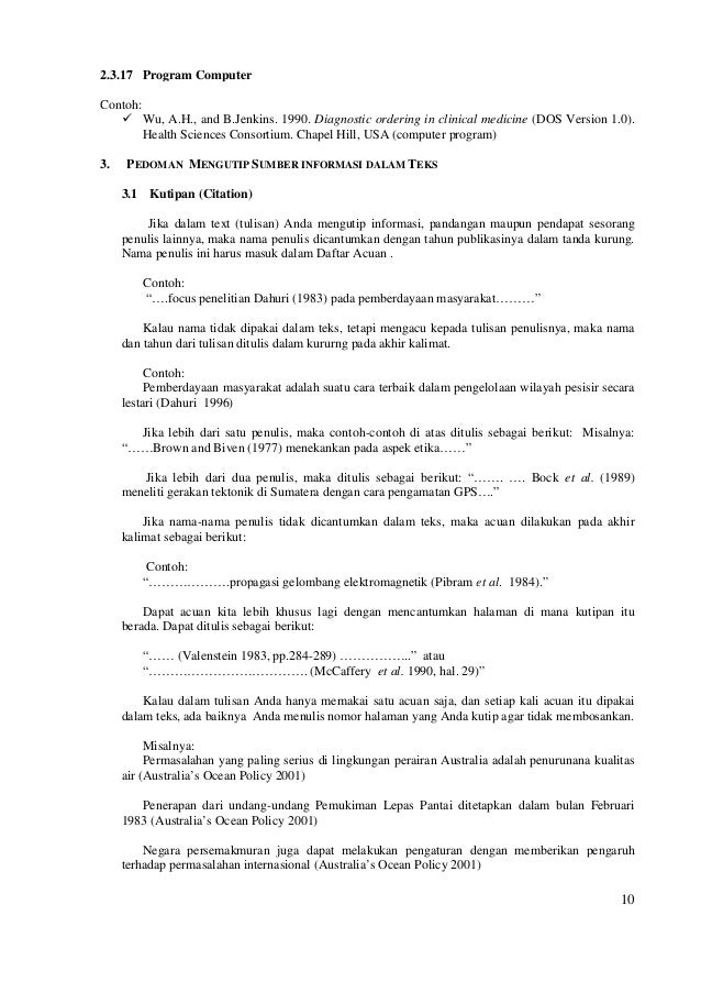 Contoh Daftar Pustaka Kutipan Dari Internet - Force ID