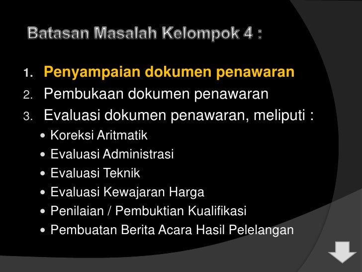 Contoh Berita Acara Evaluasi Dokumen Penawaran - Contoh 