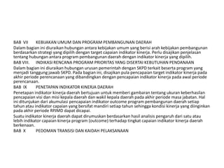 Tata Cara Penyusunan RPJP/M D Kabupaten