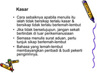 Tatacara Persuratan