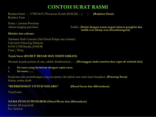 Tatacara Surat Menyurat 1