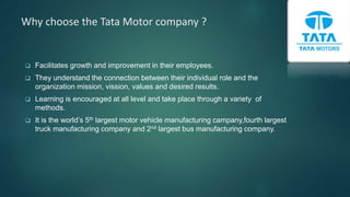 Tata comapny | PPTX | Automotive Industry | Industries