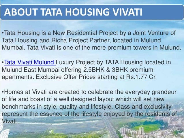 Tata home project mumbai Tata home project mumbai