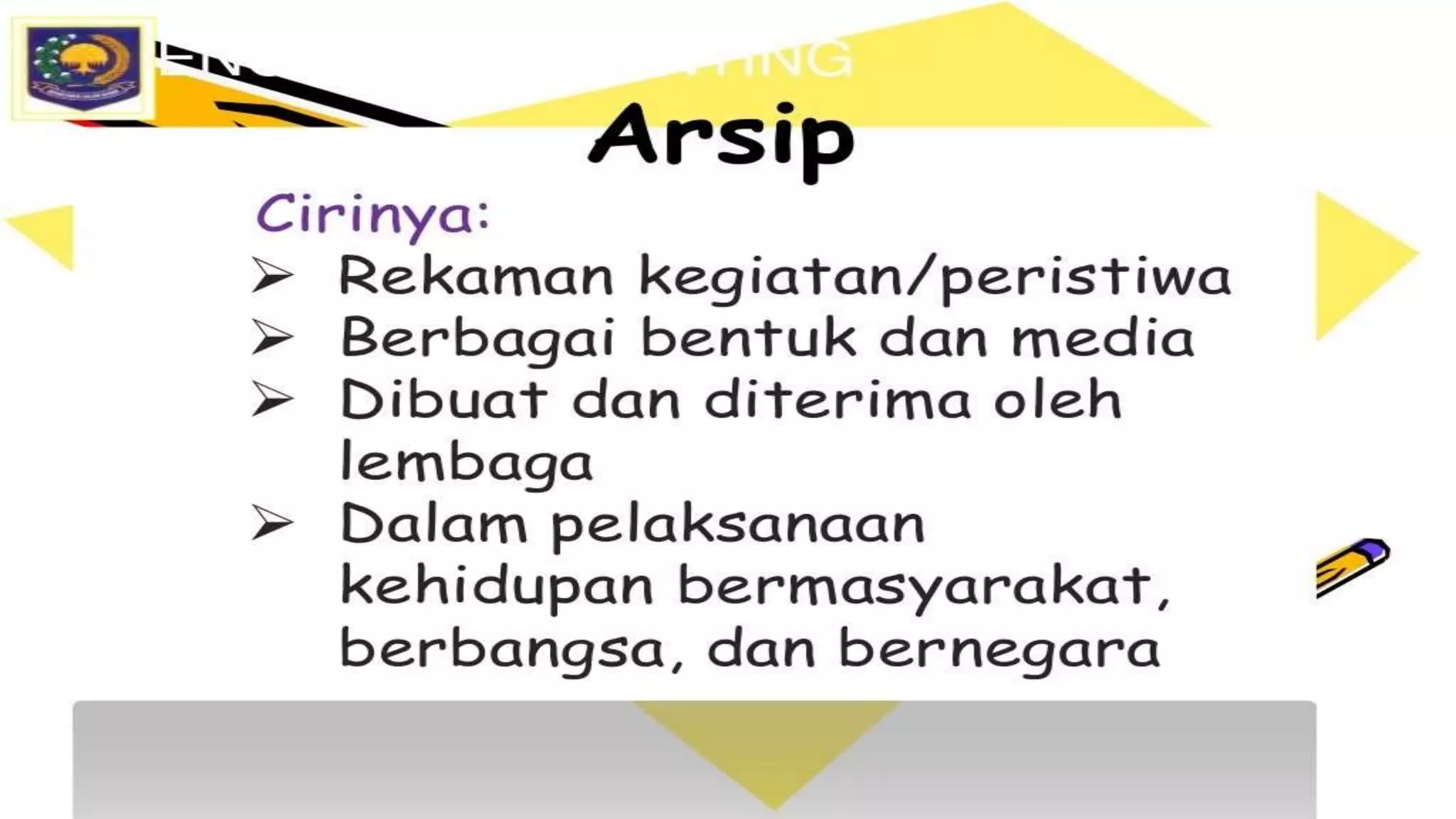 Tata Kearsipan Kemendagri