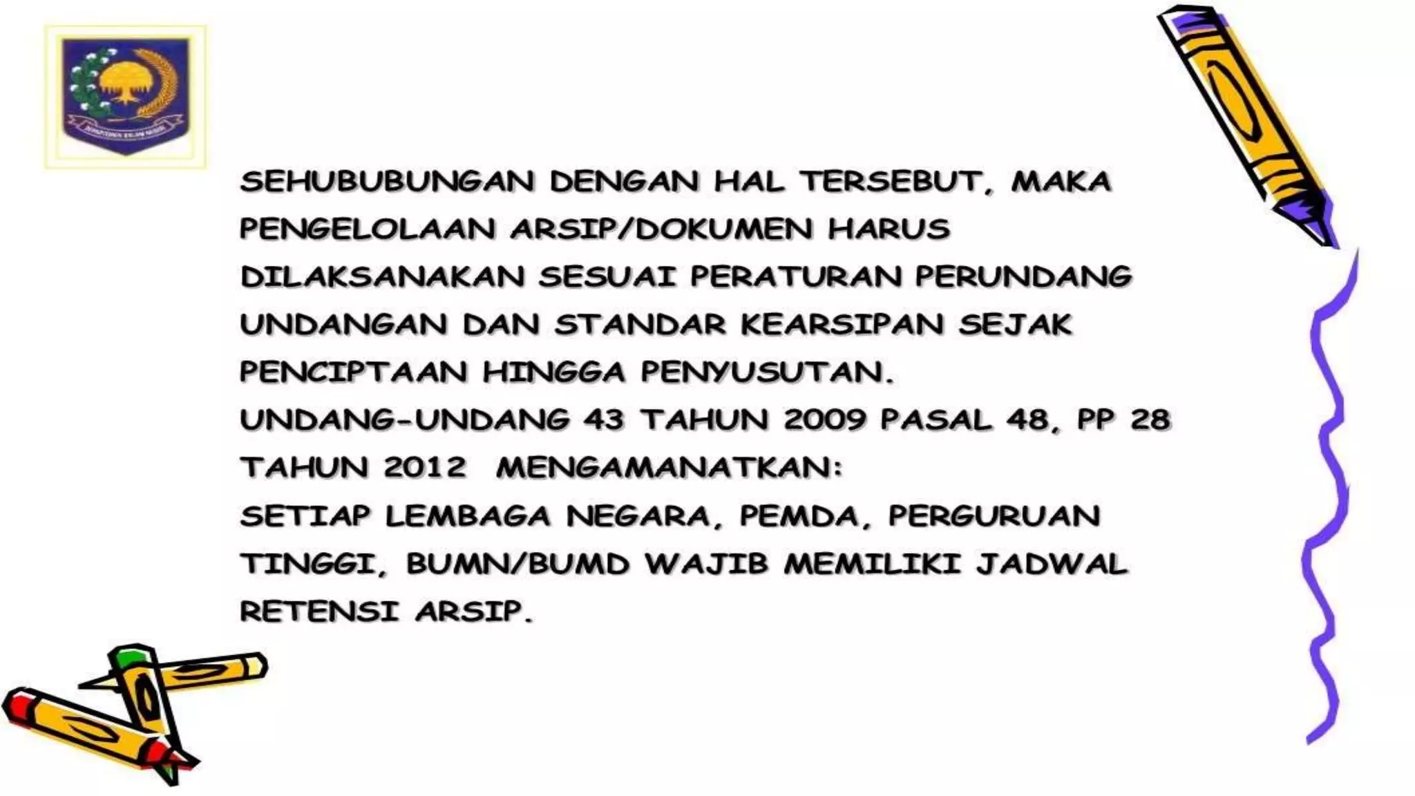 Tata Kearsipan Kemendagri