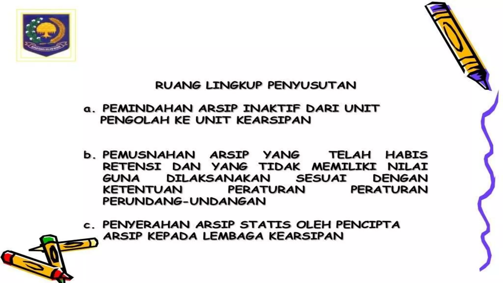 Tata Kearsipan Kemendagri