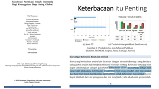 Keterbacaan itu Penting
 