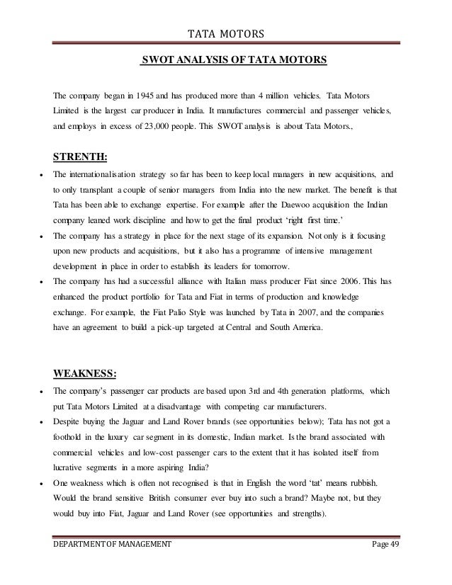 example of a company analysis