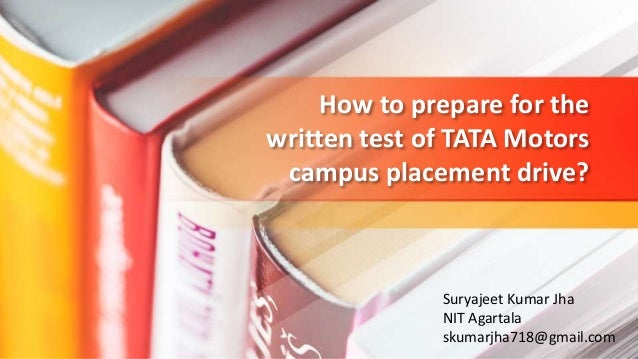 tata motors placement get profile all about the written test campus career placement test